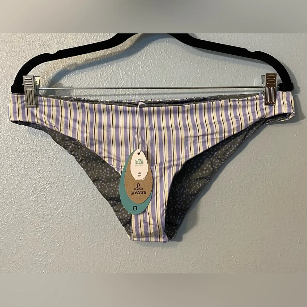 NWT Prana Reversible Bikini Bottoms- UPF 50+